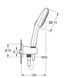 Душовий гарнітур Grohe Tempesta Cube 110 хром 26910003