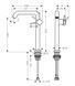 Змішувач для раковини Hansgrohe Tecturis S 240 Fine CoolStart чорний матовий 73372670