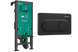 Інсталяція для унітазу Hansgrohe iFrame Universal 99002670 із клавішею Original S чорний матовий