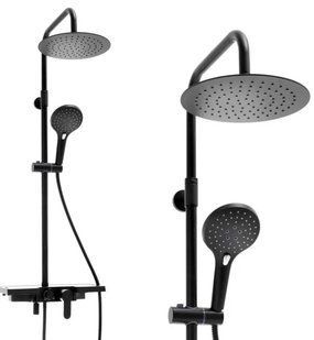 Душевая система Yoka Saba 25 черный матовый BP.SABA25-BLK