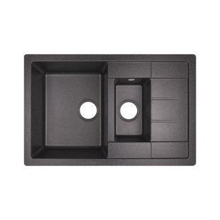 Кухонна мийка Lidz 780x495 / 200 BLA-03 (LIDZBLA03780495200)