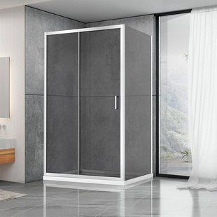 Душевая кабина Dusel 120x80 (Профиль - хром, стекло - тонированное) A-515
