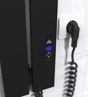 Полотенцесушитель электрический Laris Зебра Бостон ЧФ(Ч)2 152x1200 E 73207915 правое подключение