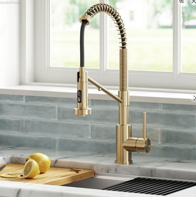 Смеситель для кухни Kraus Bolden античная бронза KFF-1610SFACB
