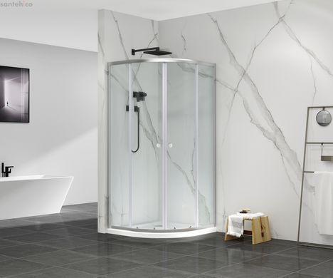 Душова кабіна Mixxus Premium Diverse 90x90 (Профіль - хром, скло - прозоре) MI6859
