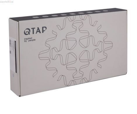 Смеситель для раковины Qtap Vlasta New оружейная сталь QTVLA269GMB45653