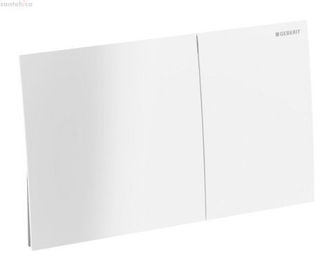 Клавіша змиву Geberit Sigma 70 скло білий глянцевий 115.622.SI.1