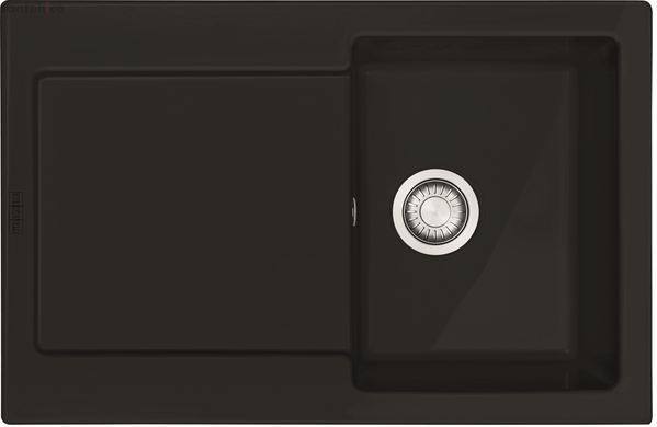 Кухонна мийка Franke Mythos MRK 611-78 (124.0381.407) керамічна - врізна - оборотна - колір Чорний матовий