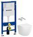 Інсталяція Geberit Duofix 458.103.00.1 + Унітаз підвісний Am.Pm Like AquaSpin CLA1900SC із сидінням Soft Close