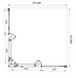 Душова кабіна Koller Pool Line Cube 90х90 (Профіль - чорний, скло - прозоре) LNCU90CB 1439642403