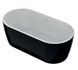 Ванна акрилова Koller Pool PureLine 160x80 чорна/біла 0266251501