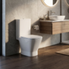 Унітаз підлоговий AquA PooL Ibiza Square Vortex Ultra Clean 88FBS610T03 із бачком та сидінням Soft Close