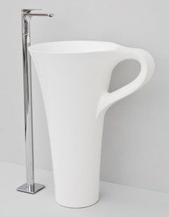 Каменная раковина 70 см Artceram Cup, white (OSL004 01; 00)