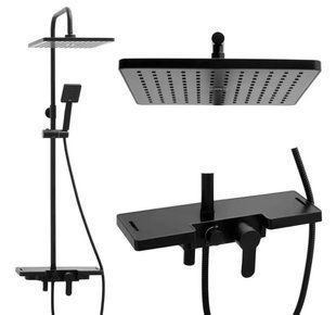 Душевая система Yoka Oslo 30 черный матовый BP.OSLO-30-BLK