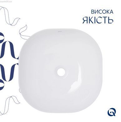 Раковина накладная Qtap Kolibri 40 см QT10116303W