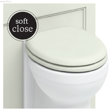 Крышка для унитаза SoftClose Burlington, песочный S43