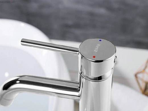 Смеситель для раковины (умывальника) REA LUNGO CHROME хром высокий REA-B4104