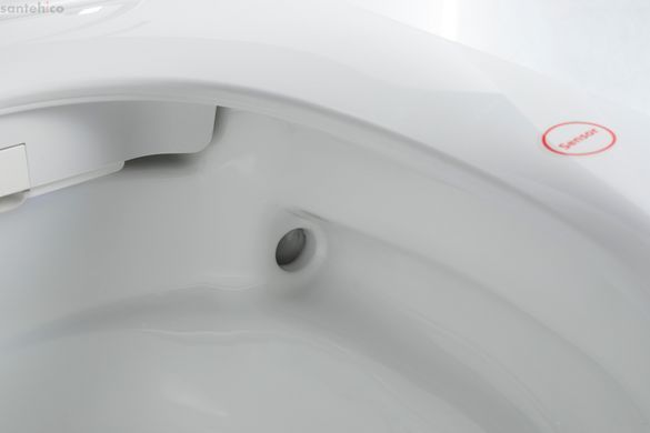 Инсталляция Geberit Duofix 458.103.00.1 с клавишей Delta50 хром глянцевый + Унитаз подвесной Koer TB-0101 Smart KR6117 с электронным управлением
