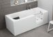 Акриловая ванна Polimat Avo 160x75 00012 белая (для инвалидов)