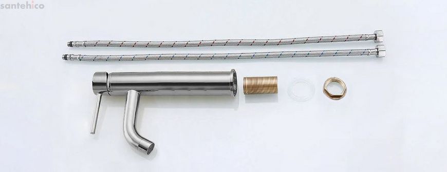 Смеситель для раковины (умывальника) REA LUNGO CHROME хром высокий REA-B4104
