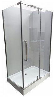 Душевая кабина Veronis 110x80 (Профиль - хром, стекло - прозрачное) KN-8-09 с поддонам