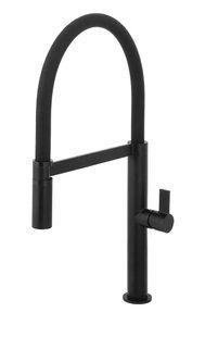 Змішувач для кухні Fabiano FKM 68P SS Velvet Black чорний 8232.401.1448