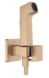 Гигиенический душ Hansgrohe Bidette 1jet S EcoSmart шлифованная бронза 29233140