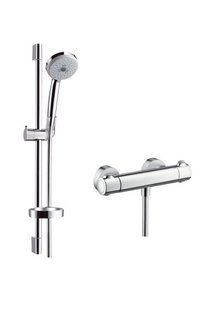 Hansgrohe Душевой набор Croma 100 Multi/Ecostat 1001 SLCombi 0,65 м, &frac12;&rsquo; Hansgrohe 27086000 Croma 100