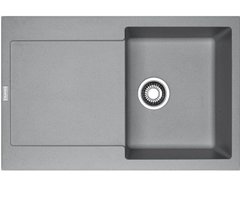 Кухонная мойка с сифоном гранит MRG 611 серый камень Franke 114.0565.117