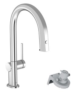 Смеситель для кухни Hansgrohe Aqittura M91 FilterSystem 210 sBox хром 76803000 под фильтрованную воду