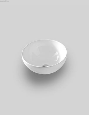 Умывальник керамический 46 см Artceram La Ciotola, white glossy (LCL001 01; 00)