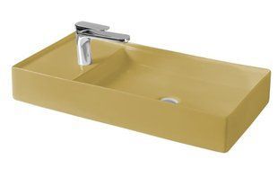 Умывальник керамический 75 см Artceram Scalino, zync yellow (SCL004 12; 00)