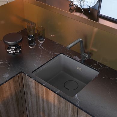 Кухонна мийка Deante Momi 50х45 сірий металевий ZKM_S10A