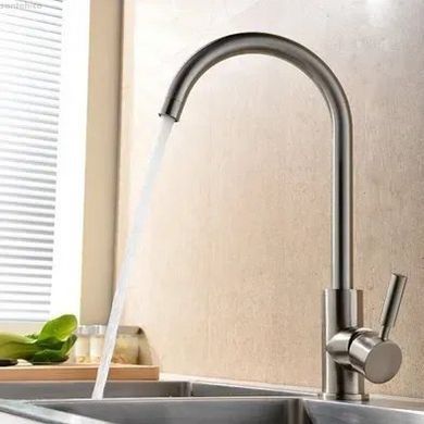 Змішувач для кухні Fabiano FKM 41 SS Inox нержавіюча сталь 8232.401.0499