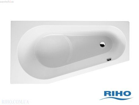 Ванна акрилова асиметрична Riho Delta 160x80 права B068001005