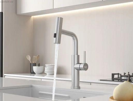 Смеситель для кухни Nett сталь LS-35 032920