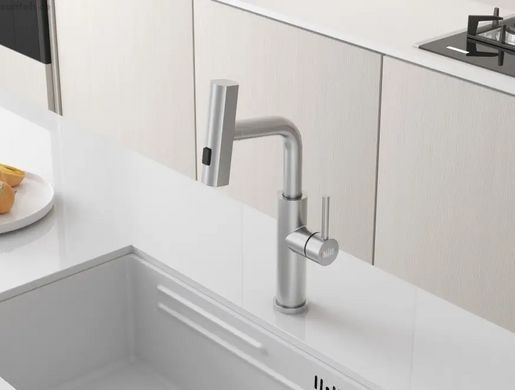 Смеситель для кухни Nett сталь LS-35 032920
