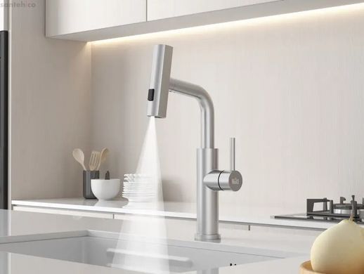 Смеситель для кухни Nett сталь LS-35 032920