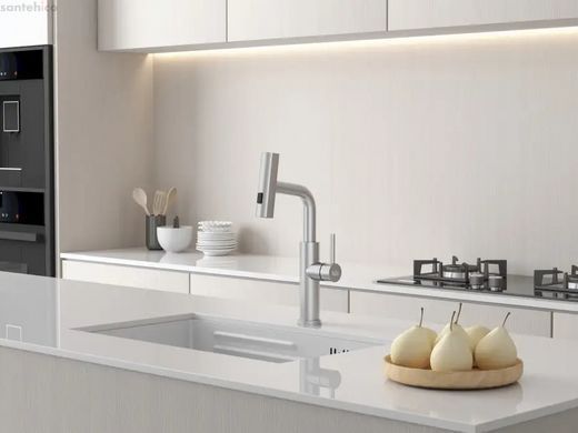 Смеситель для кухни Nett сталь LS-35 032920