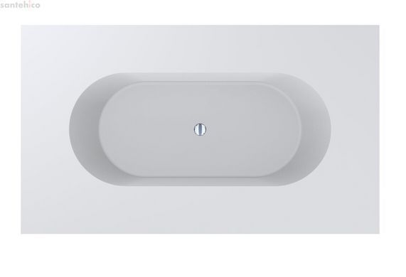 Ванна зі штучного каменю Miraggio Layla 240x140 білий глянцевий 69125670
