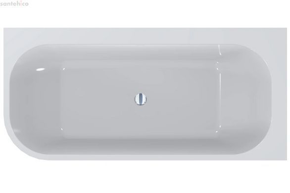 Ванна зі штучного каменю Miraggio Maria L 186x87 білий глянцевий 8814515