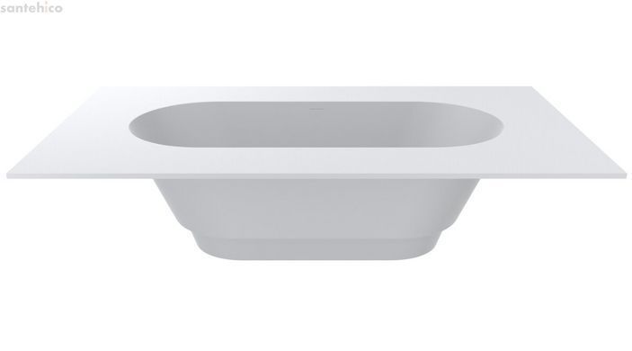 Ванна зі штучного каменю Miraggio Layla 240x140 білий глянцевий 69125670