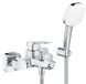 Змішувач для ванни Grohe Cubeo хром 1018140000 з душовим гарнітуром