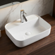 Раковина накладная AquA PooL Safir 50 см белая глянцевая 88SN5040
