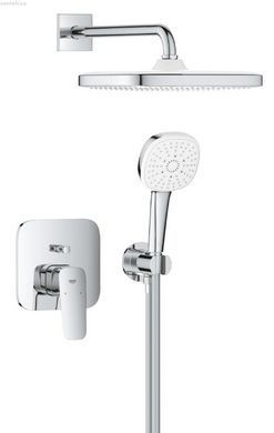 Душова система прихованого монтажу Grohe Cubeo Tempesta 250 хром 1053360000