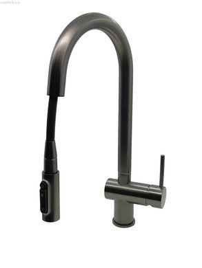 Смеситель для кухни Fabiano FKM 3127 Black Steel pvd-графит 8231.403.1909 под фильтрованную воду