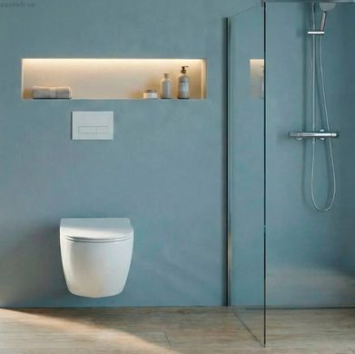 Унітаз підвісний Ravak WC Concept Oval RimOFF RKUM000009 із сидінням Soft Close