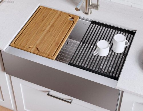 Кухонна мийка з аксесуарами KRAUS KWF410-30 Kore