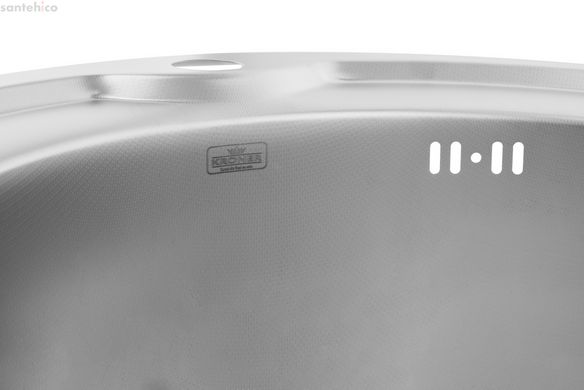 Кухонна мийка з нержавіючої сталі Kroner KRP Dekor-510 CV022767