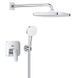 Душова система прихованого монтажу Grohe Cubeo Tempesta 250 хром 1053360000